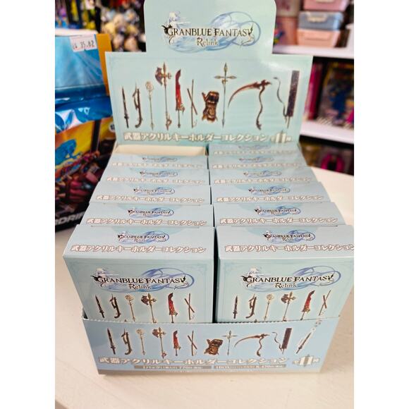 GRANBLUE FANTASY Relink Weapon Acrylic Keychain Collection Blind Box - Picture 1 of 3